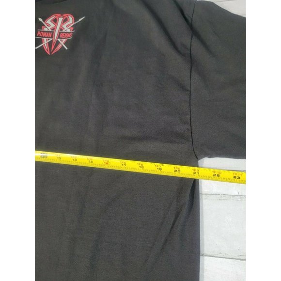 Authentic WWE Roman Reigns From Ashes to Empire T-Shirt Sz L Black/Red/Gray NWOT - Picture 7 of 8